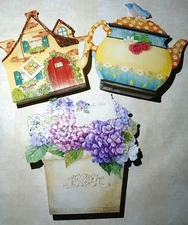 Carol Wilson Note Card Envelope Set of 3 #2c76c6