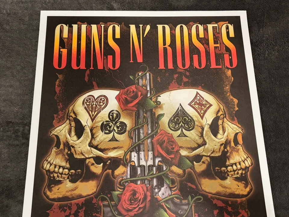Litografía Guns N Roses no en esta vida Las Vegas 4/8/16 #865/1000 AXL Foto 2 de 4