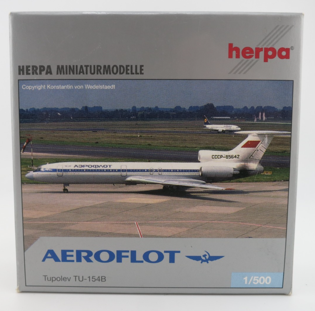 herpa 538121 Tupolev TU-154M LOT Polish Airlines | WINGS 1:500 | Online kaufen bei Modellbau Härtle
