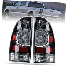 Tail Light Assembly Compatible With 2005-2015 Black Housing with Clear Lens