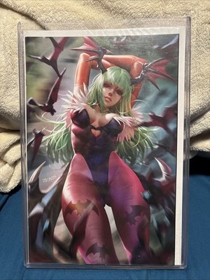 DARKSTALKERS MORRIGAN 1 DERRICK CHEW VIRGIN VARIANT SOLDOUT NM. #4/400