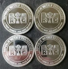 Lot of Four RMC 1oz Silver Rounds
