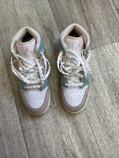 AIR JORDAN 1 MID AJ1 SE PINK OXFORD JADE ICE YOUTH SHOES SNEAKERS SZ 5Y
