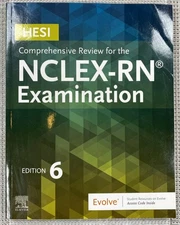 HESI Comprehensive Review for the NCLEX-RN Examination by HESI Edition 6