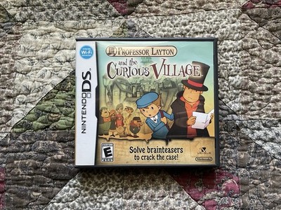 Professor Layton and the Curious Village for Nintendo DS Complete in Box (CIB)