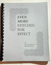 EVEN MORE STITCHES FOR EFFECT Needlepoint Stitch Book - S. Howren  B. Robertson