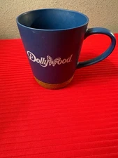 DOLLYWOOD Blue Ceramic Drinking Cup Mug