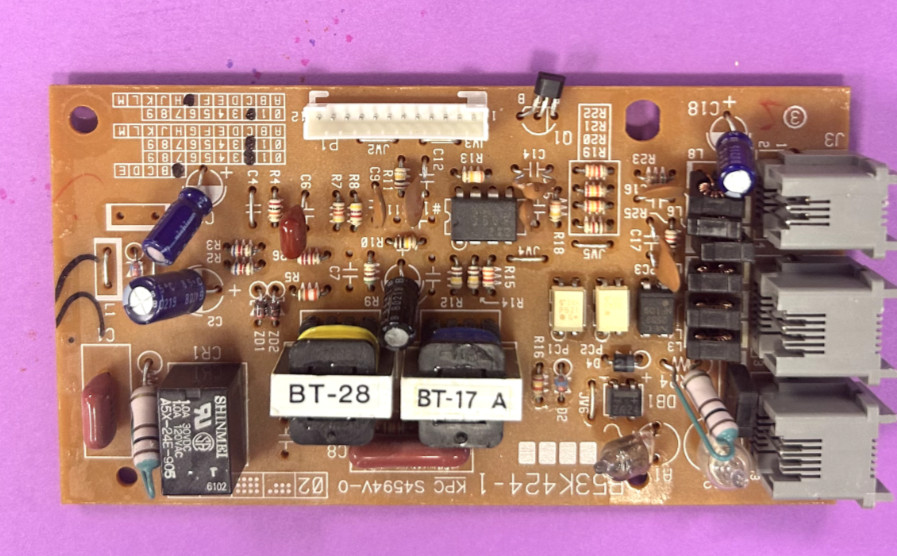 Pitney Bowes 1630 Fax Machine Communication Interface Board B53K424-1