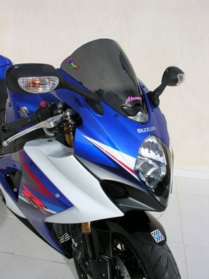 SUZUKI 1000 GSXR 07/08 BUBBLE AEROMAX ERMAX SCHWARZ KLAR 0704083