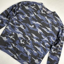 Athleta Women's Size S Studio To Street Crewneck Sweatshirt Camouflage 632058