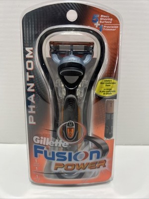 Vintage Gillette Fusion Power Phantom Razor 5 Blade Shaving New Sealed