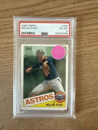 1985 Topps - Nolan Ryan #760 PSA 6