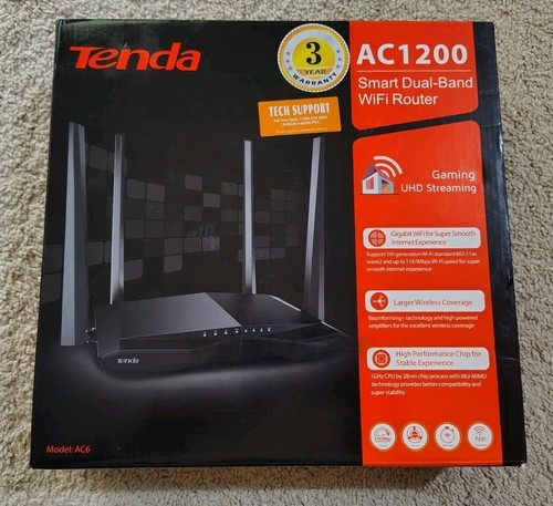 Tenda AC1200 Smart WiFi Router, High Speed Dual Band WLAN Internet Router... - Bild 11 von 11