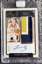2024-25 Panini One and One Johnny Furphy Jumbo Patch Auto /99 Pacers RC