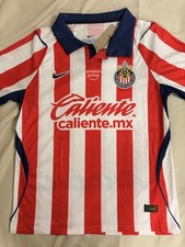 Chivas Guadalajara Soccer Jersey Short Sleeve Red/White (Size XL)