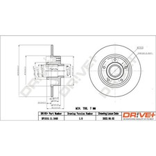 2X DR!VE+ BREMSSCHEIBEN HINTEN 260mm VOLL PASSEND FÜR RENAULT CLIO FLUENCE