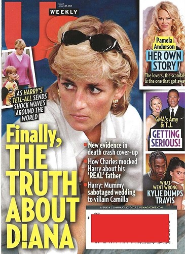 US Weekly Magazine - Princess Diana--P Anderson--Kylie-Travis - January 23, 2023