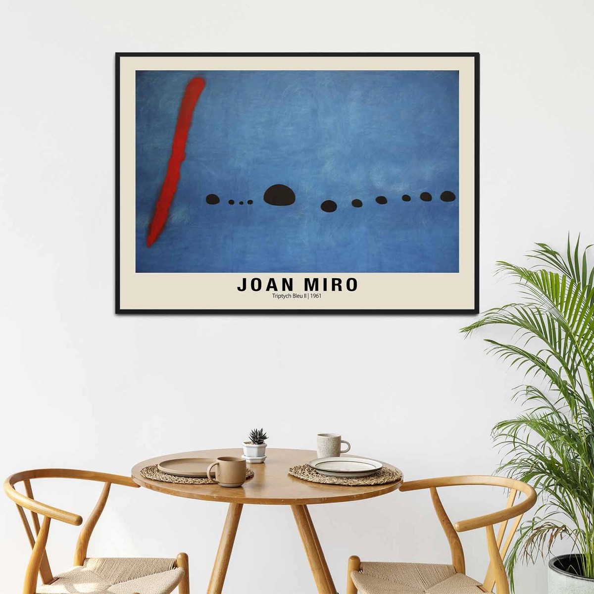 Vintage 1993 Joan Miró Art Exhibition Poster Vintage 1993 Joan Miró Art Exhibition Poster