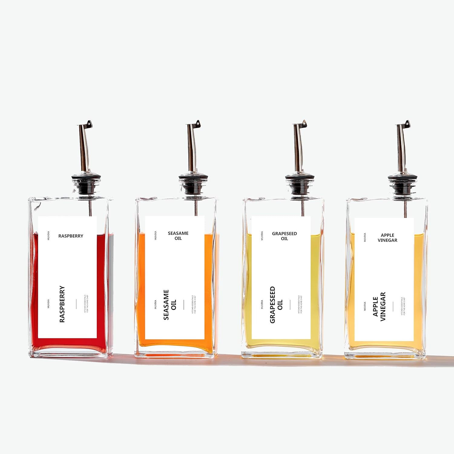 Olive Oil Dispenser Bottle for Kitchen, 16.9 Oz/ 500 Ml Soy Sauce Dispenser, Coo