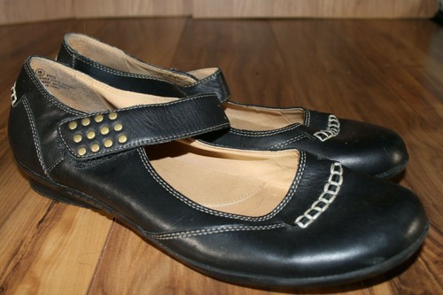 MADISON "Piper" Leather Black Mary Jane casual shoes Womens 9M