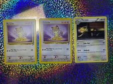 Pokemon TCG HP Regular: Base Set 2 80/130 Meowth; Ancient Origins 62/98 Persian