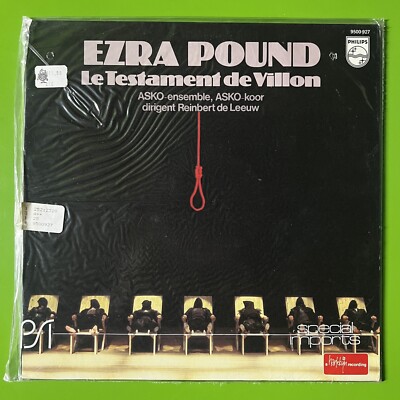 Ezra Proud / Asko Ensemble -  Le Testament De Villon  Classical Opera Modernism
