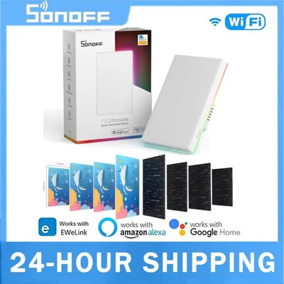 SONOFF T5 TX Ultimate Smart Wall Switch Full Touch Access LED Light Edge Multi-S