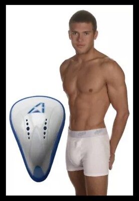 New All-Star Men's Shock Jock Boxer Briefs Underwear with Hard Cup Medium
