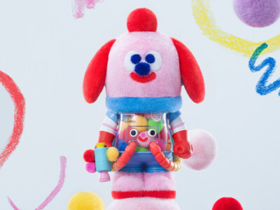 POP MART MEGA SPACE MOLLY 400% Jon Burgerman FIGURE TOY NEW