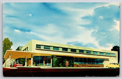 The Plainsman Hotel Lubbock TX Postcard Vintage Card