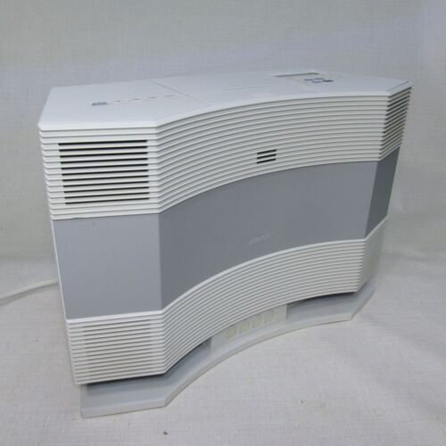 BOSE ACOUSTIC WAVE MUSIC SYSTEM CD-3000 PLAYER STEREO HITE W/PEDESTAL NO REMOTE - Picture 1 of 18