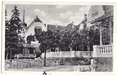 Postcard, Mariánské Lázně, Mariánské Lázně, café-restaurant ''Rübezahl'', 1944