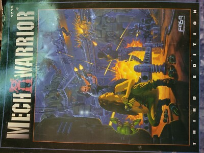 Mechwarrior Third Ed Battletech Roleplaying Game FASA Corporation Note SR2