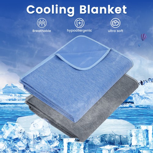 Cooling Blanket Summer Soft Sofa Bed Sheet QMAX＞ 0.43 Doublesided