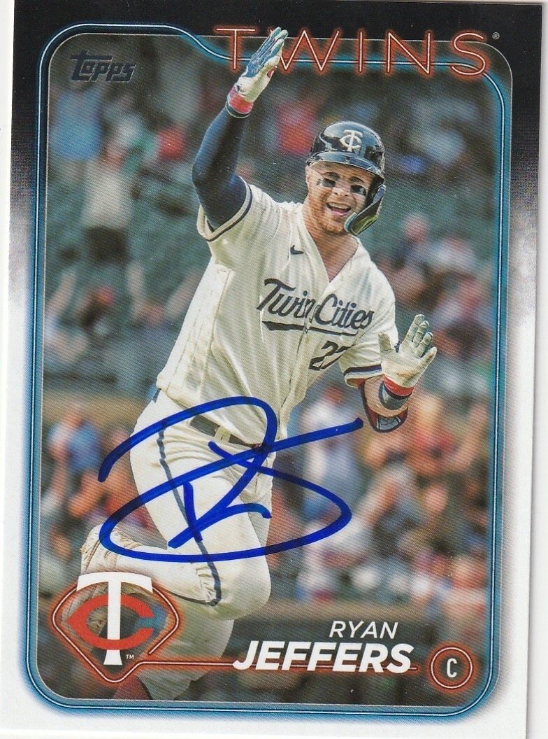 TOPPS MLBカード TIER ONE RYAN JEFFERS MINNESOTA TWINS 03/10 #BOA-RJE 送料無料 中古 IT1 RYAN JEFFERS MINNESOTA TWINS SIGNED 2024 TOPPS #344 | eBay