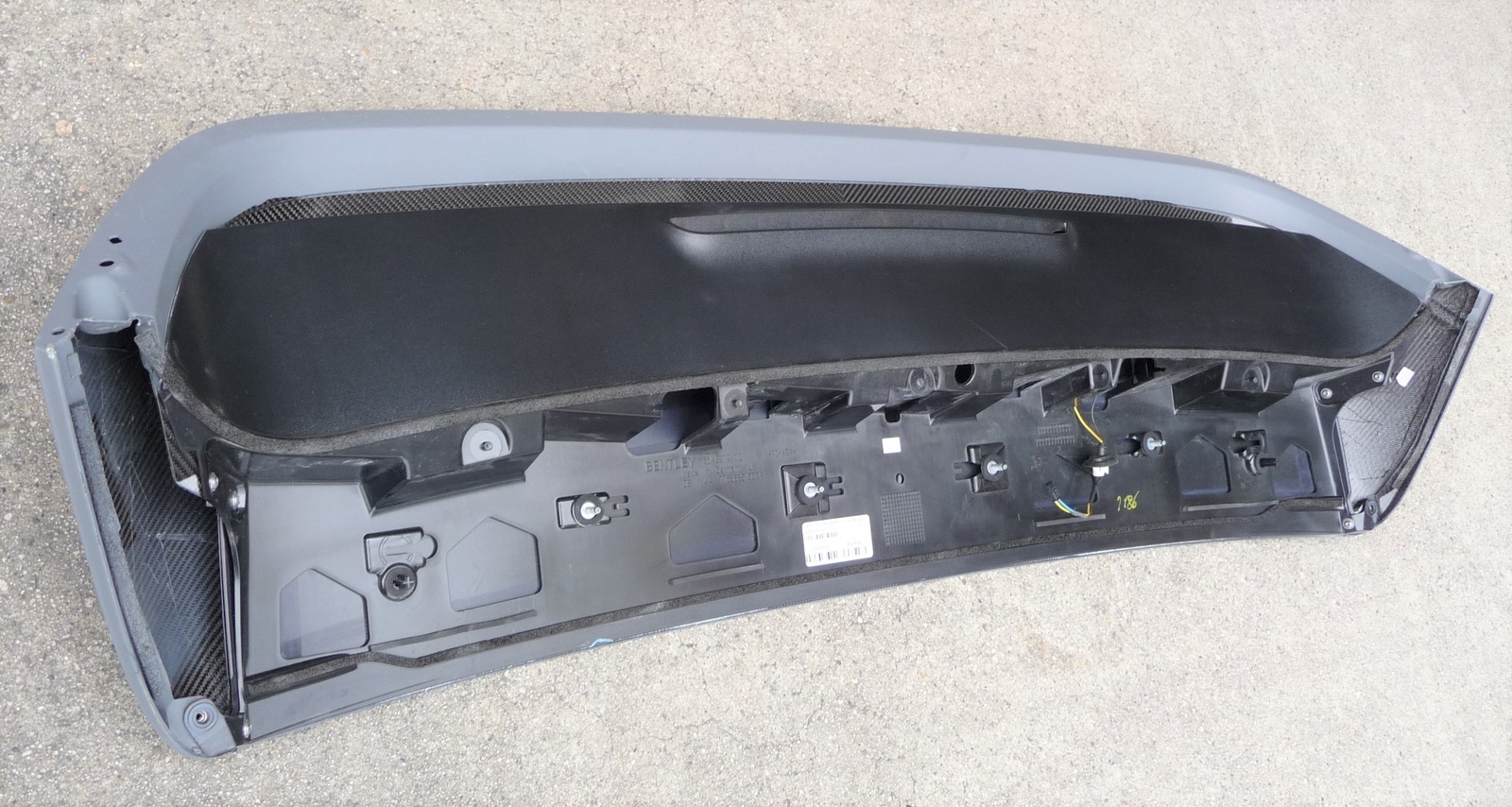 20-22 Bentley Bentayga Speed Rear Upper Wing skirt Tail Spoiler 36A827939F OEM