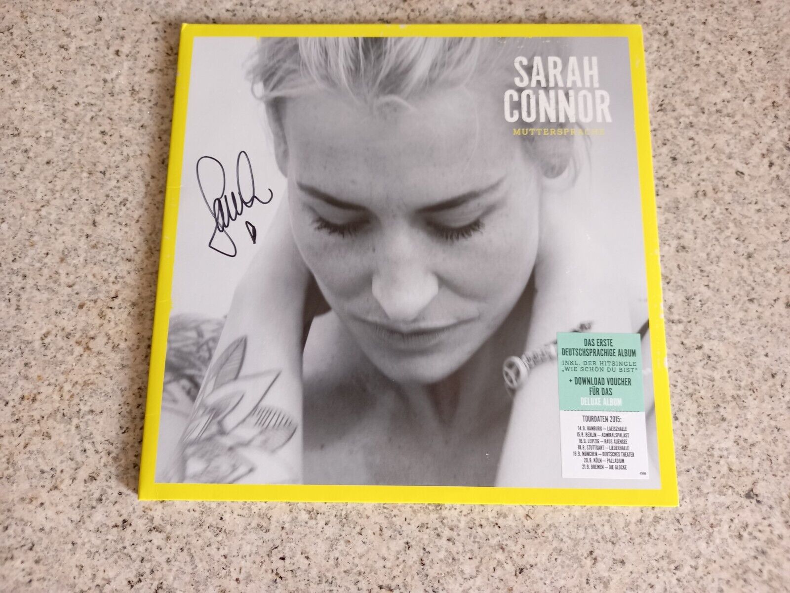 Sarah Connor - Muttersprache, 2Vinyl LP, first press, black, limitiert signiert