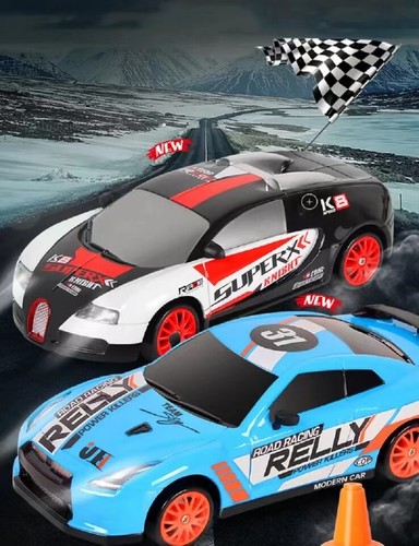 Telecomando auto 1/24 2.4G 4WD RC Drift Sport Racing On-Road veicolo GTR modalità - Foto 3 di 27