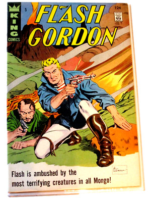 1967 KING COMICS FLASH GORDON #5 9.2-9.4 VERY CLEAN 12 CENT COVER PP85