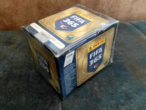 Panini FIFA 365 2017 blue backs sealed box 50 packs Dusan Vlahovic rookie card 