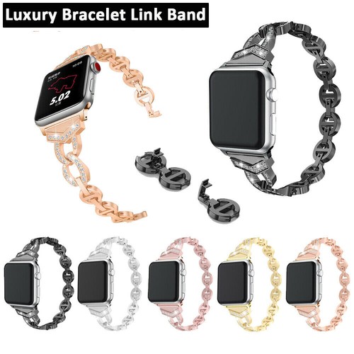 Banda di Lusso Braccialetto IWATCH Cinturino per Apple Watch SERIE 7 6 5 4  3 40/44/41/45 mm | eBay