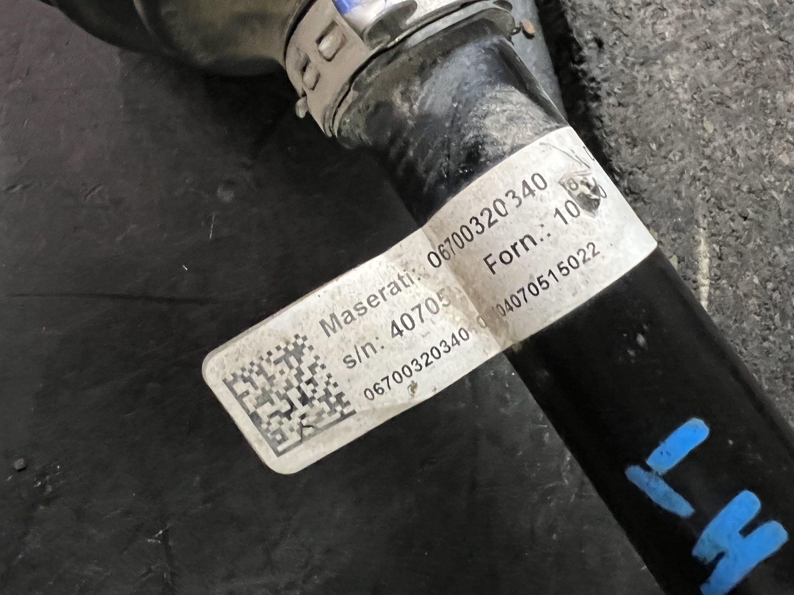 17-22 MASERATI QUATTROPORT AWD FRONT DRIVER LEFT LH CV AXLE SHAFT 6700320340