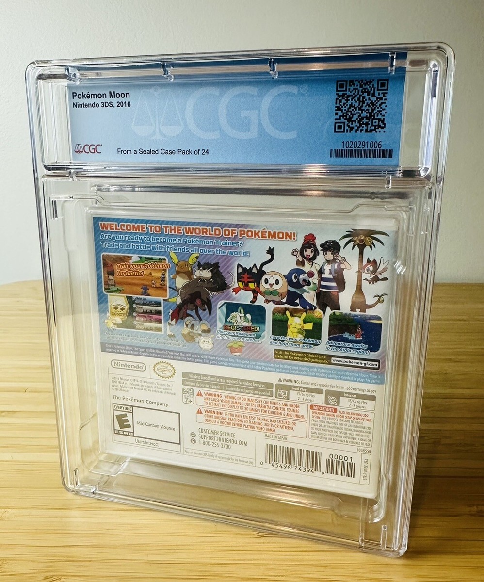 Pokemon Moon Nintendo 3DS CGC 9.8 A++ 2016 Made In Japan | eBay