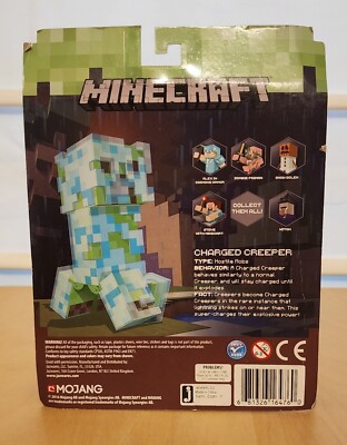 New Rare Mojang Minecraft Charged Creeper 2016 Jazwares Series 3