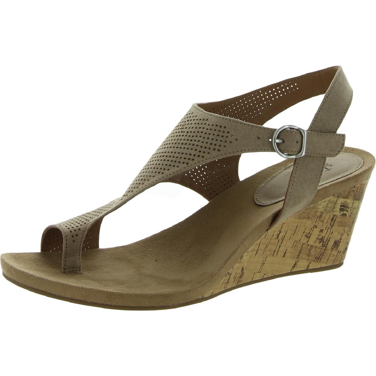 Style & Co. Женские коричневые туфли из искусственной замши Maddyson на каблуке 10 см (B,M) BHFO 1615