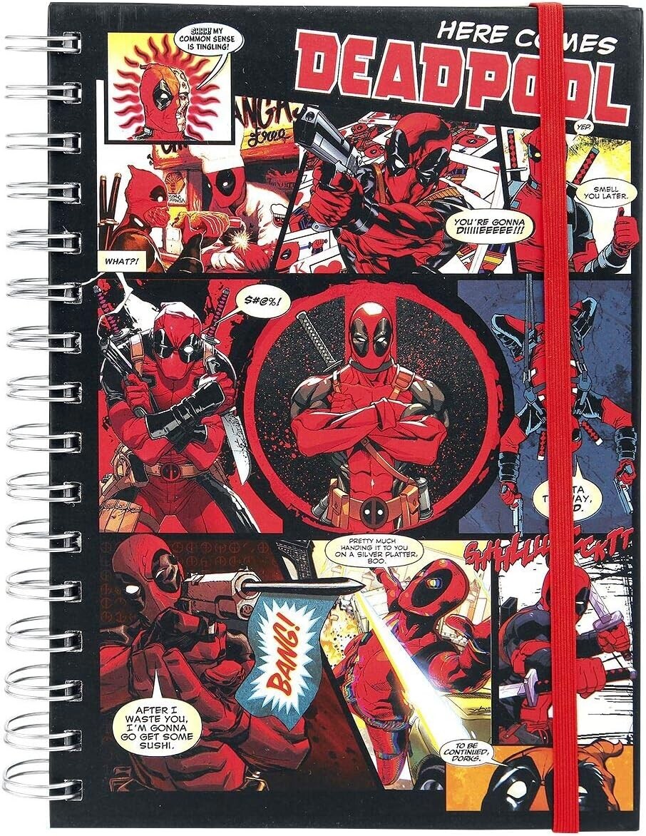 Deadpool Notebook (Here Comes Deadpool) A5 Book