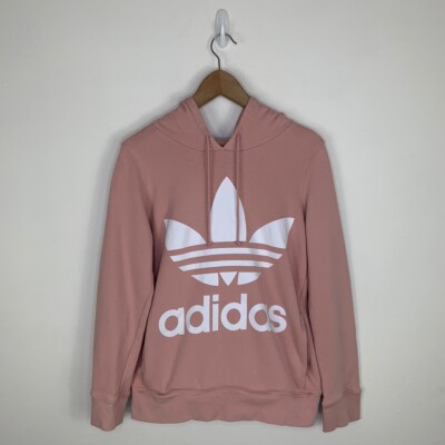 adidas trefoil hoodie pink spirit