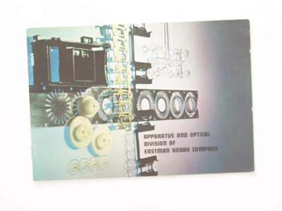 m. KODAK APPARATUS & OPTICAL DIVISION BROCHURE/107846 | eBay