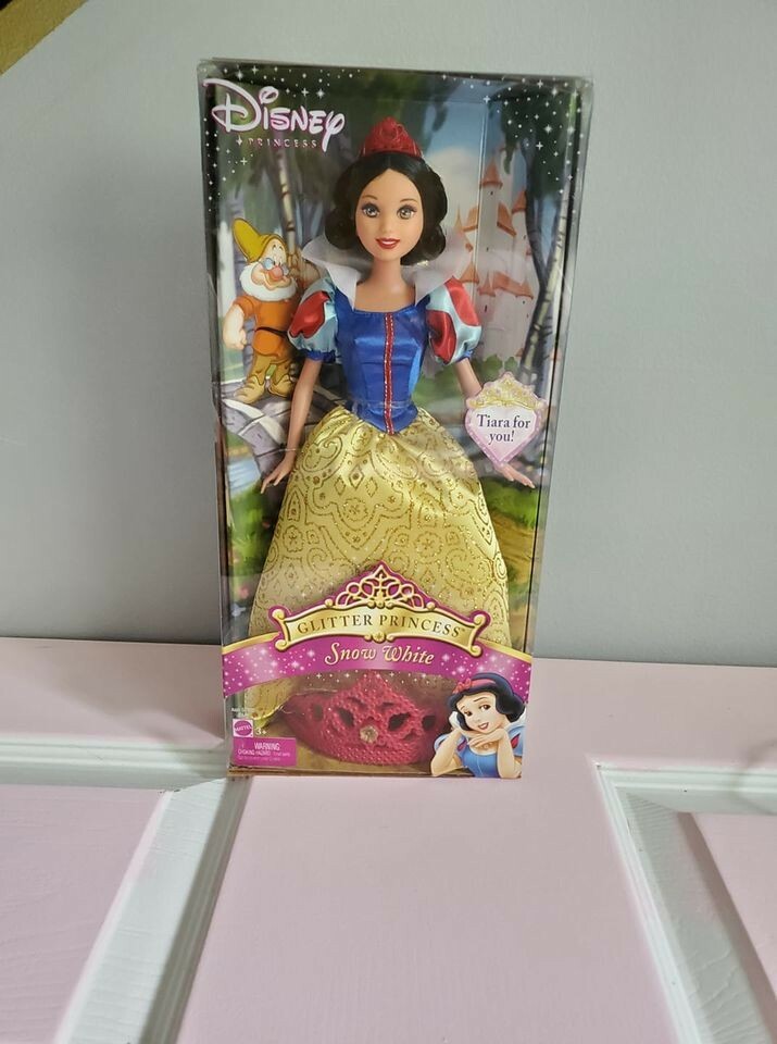 2006 Mattel Barbie Disney Gem Princess Snow White Doll In Box New
