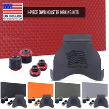 DIY Holster Making Kits - 1-Piece Adjustable Retention OWB Holster - (w/Paddle)